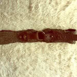 Vintage Anthropologie Beaded Belt